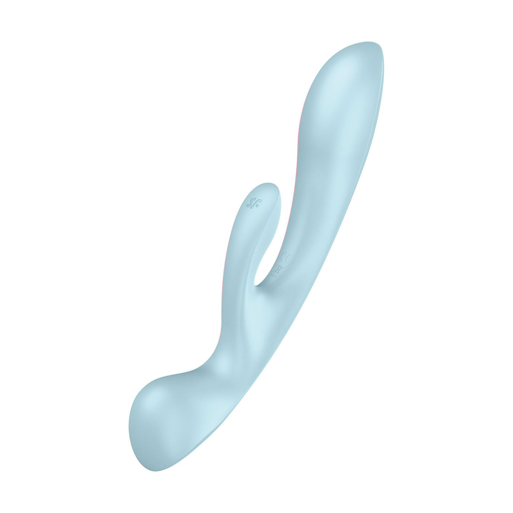Кліторально-вагінальний вібратор Satisfyer Triple Oh Hybrid Vibrator блакитний, 1 шт